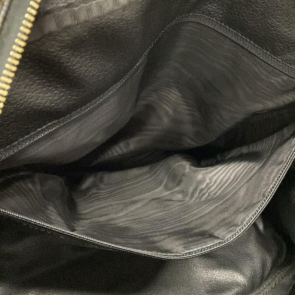 Celine Macadam Boston Bag Black Brown PVC Leather - Picture 15 of 15